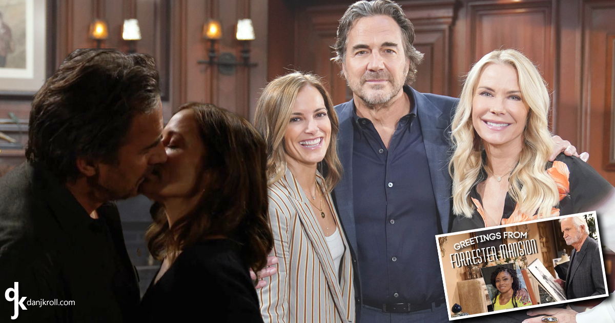The Ridge, Brooke, and Taylor love triangle is back with a vengeance on The Bold and the Beautiful