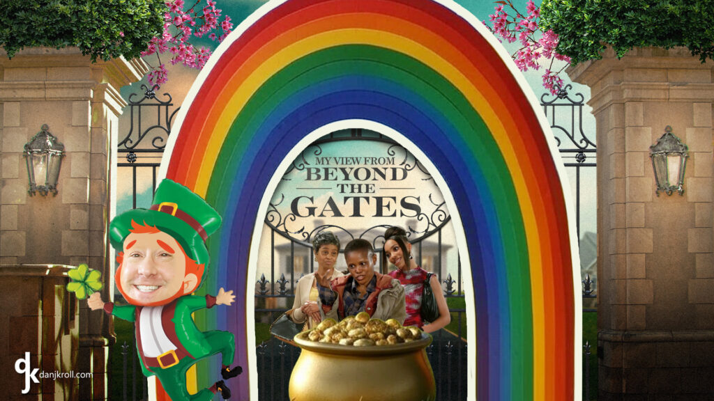 At the end of a fake ass rainbow: Beyond the Gates commentary for the week ending August 15, 2025. Soap Central founder Dan J Kroll shares his opinions and editorial on daytime in a new home -- DanJKroll.com