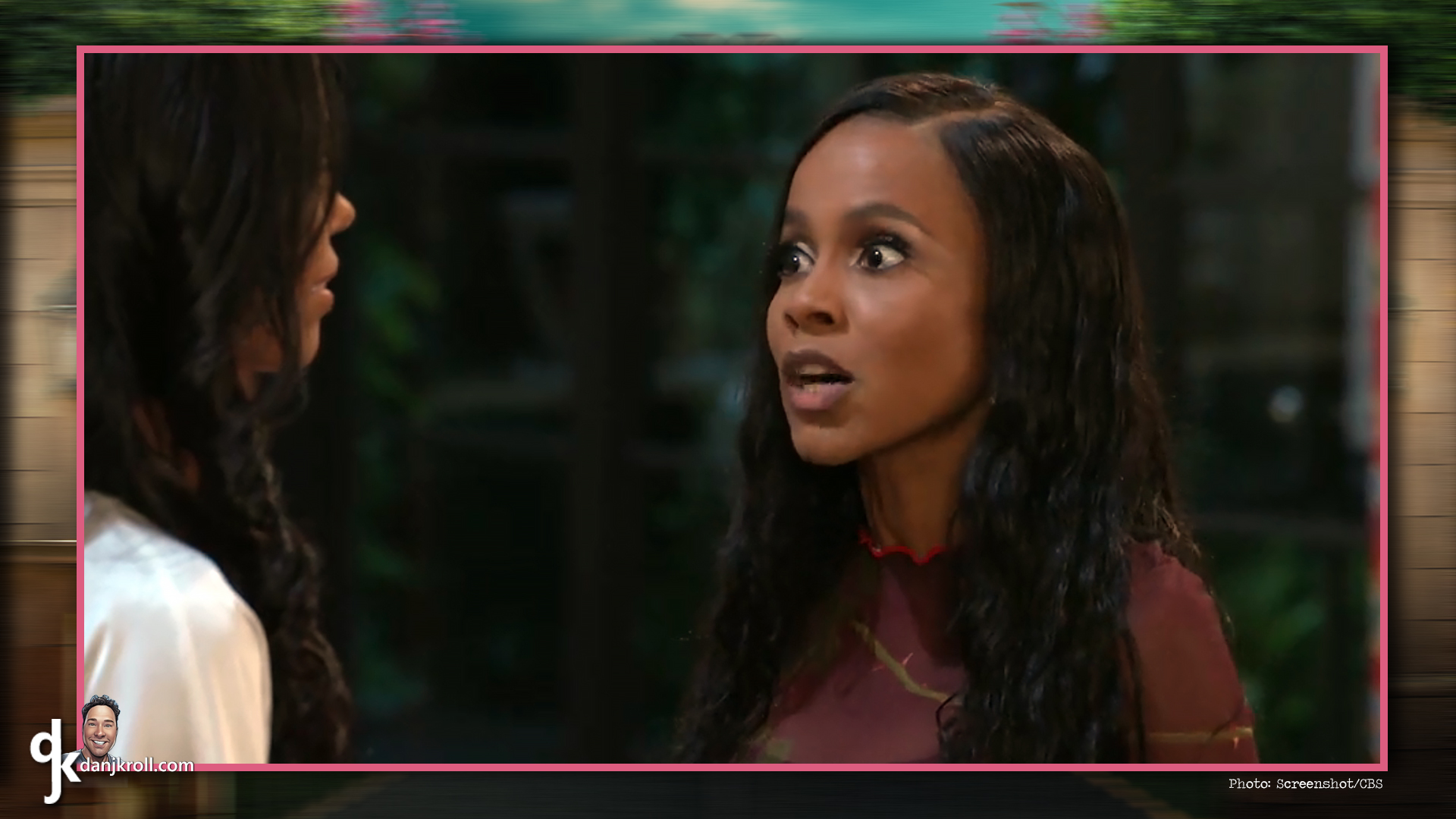 Hayley Hamilton shows up at Dani Dupree's house looking for Bill