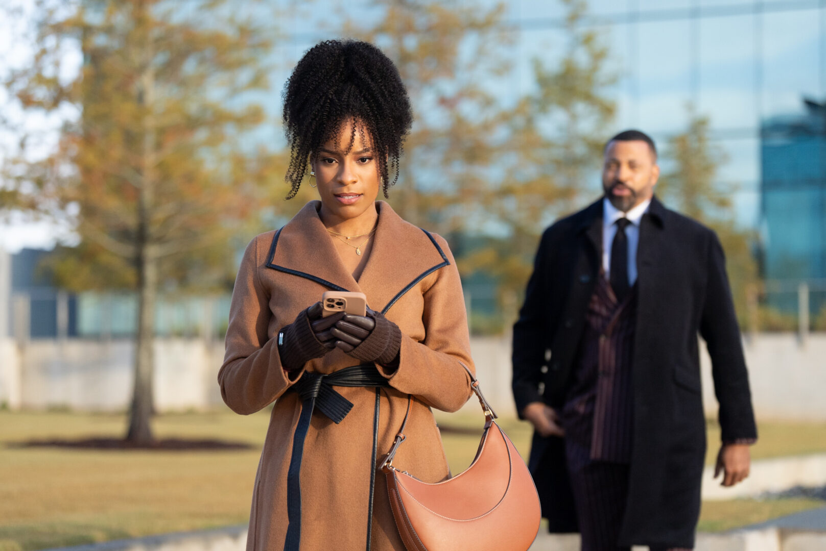 Arielle Prepetit as Naomi Hamilton Hawthorne and Timon Kyle Durrett as Bill Hamilton