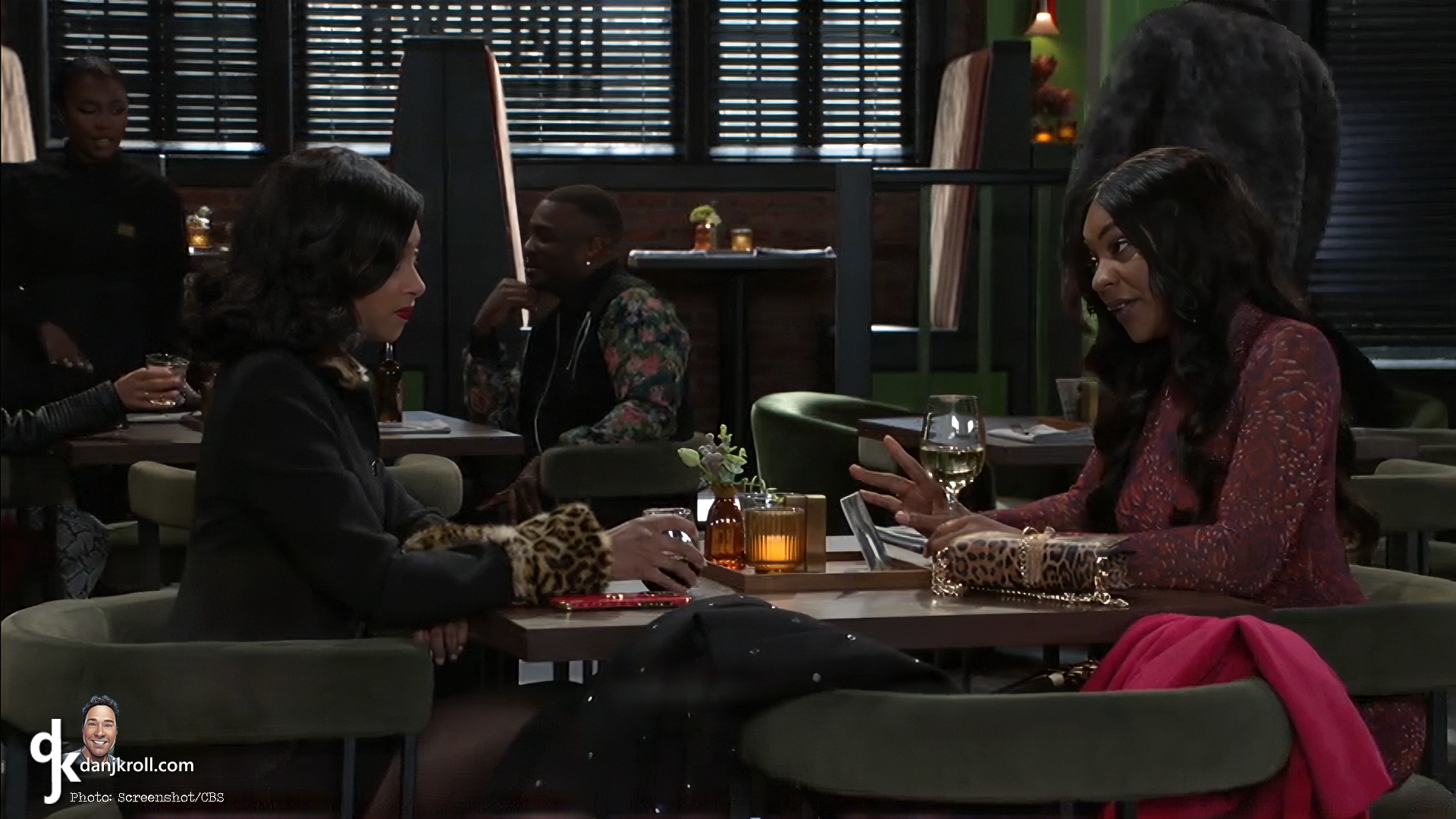 Kat Richardson and Shanice Johnson bond over potato skins and their mutual disdain for LSD.