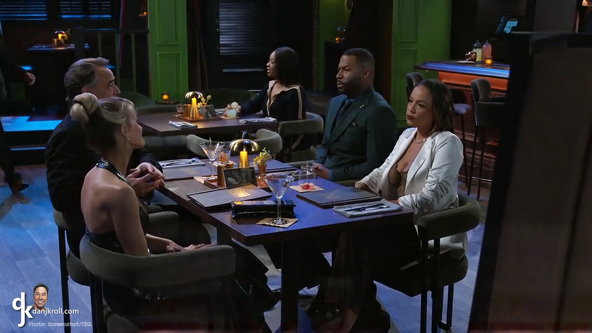 Vanessa, Joey, Nicole, and Carlton's double date wasn't quite a good time. | Beyond the Gates | PHOTO: CBS/Screenshot