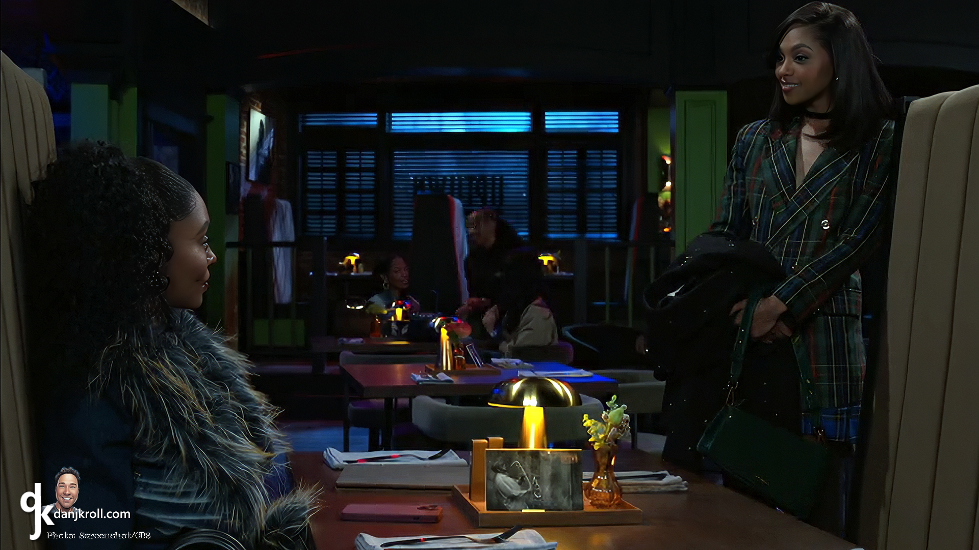 Kat tries to probe Lynette for details. | Beyond the Gates | PHOTO: CBS/Screenshot